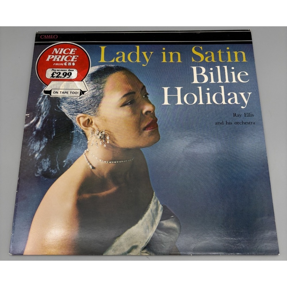 Lady In Satin by Billie Holiday & Ray Ellis Vinyl LP FIRST PRESSING Black 1958